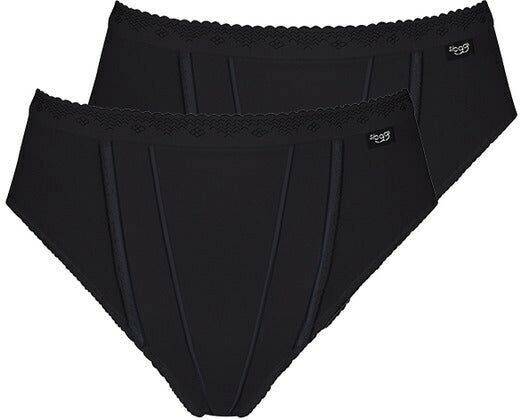 Sloggi Control Tai 2p (10107162) schwarz Damen-Unterwäsche