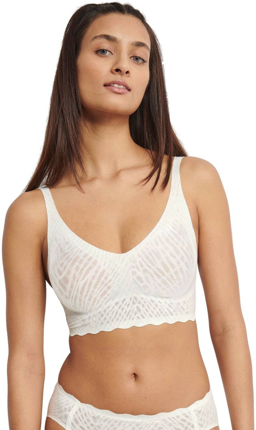 Sloggi Zero Feel Bliss Bralette (10219598)silk white Damen-Unterwäsche