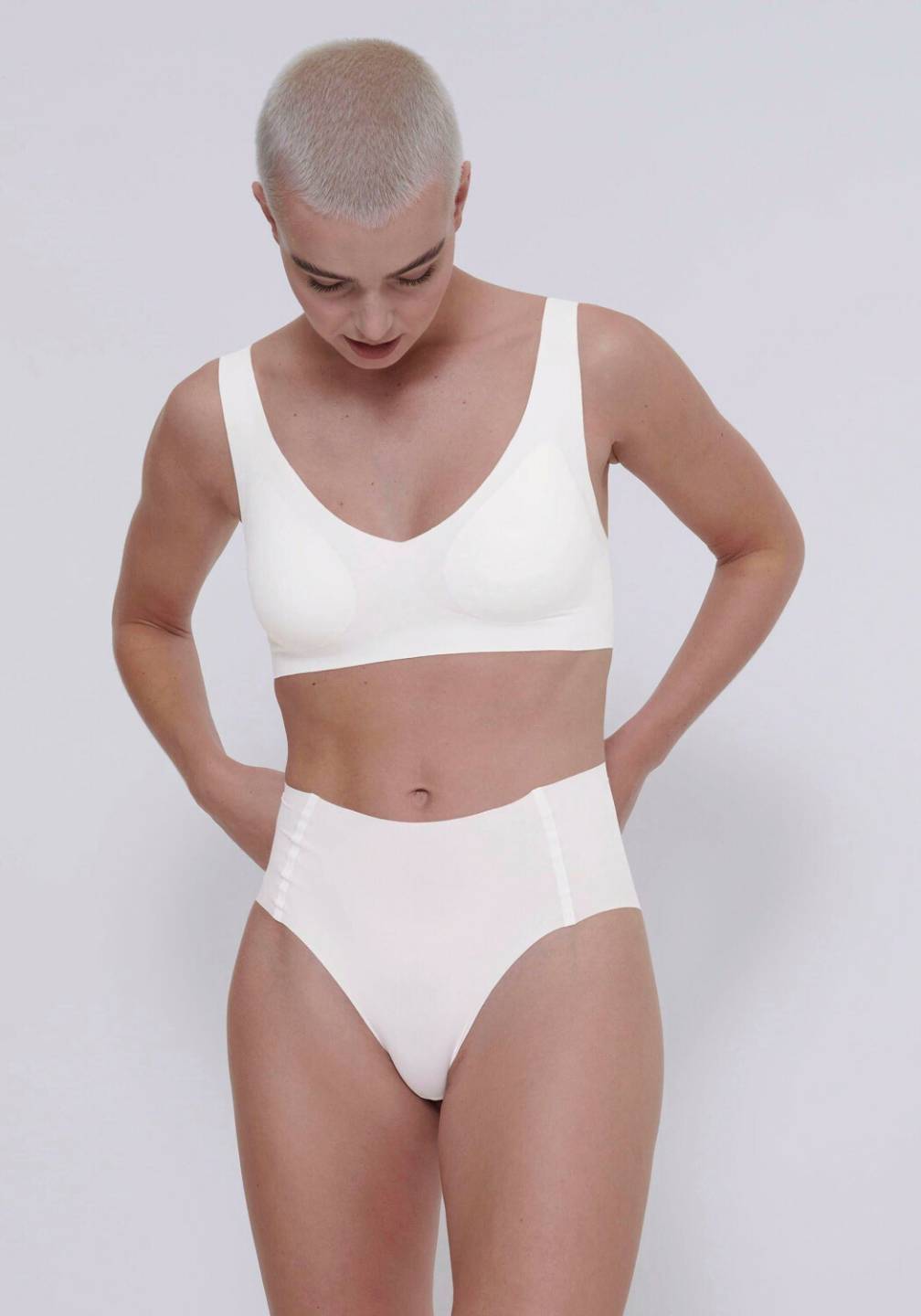 Damen-Unterwäsche Sloggi Zero Feel Bralette (10217728)silk white