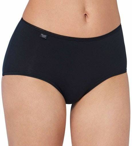 Sloggi 24/7 Cotton Midi Briefsblack Damen-Unterwäsche
