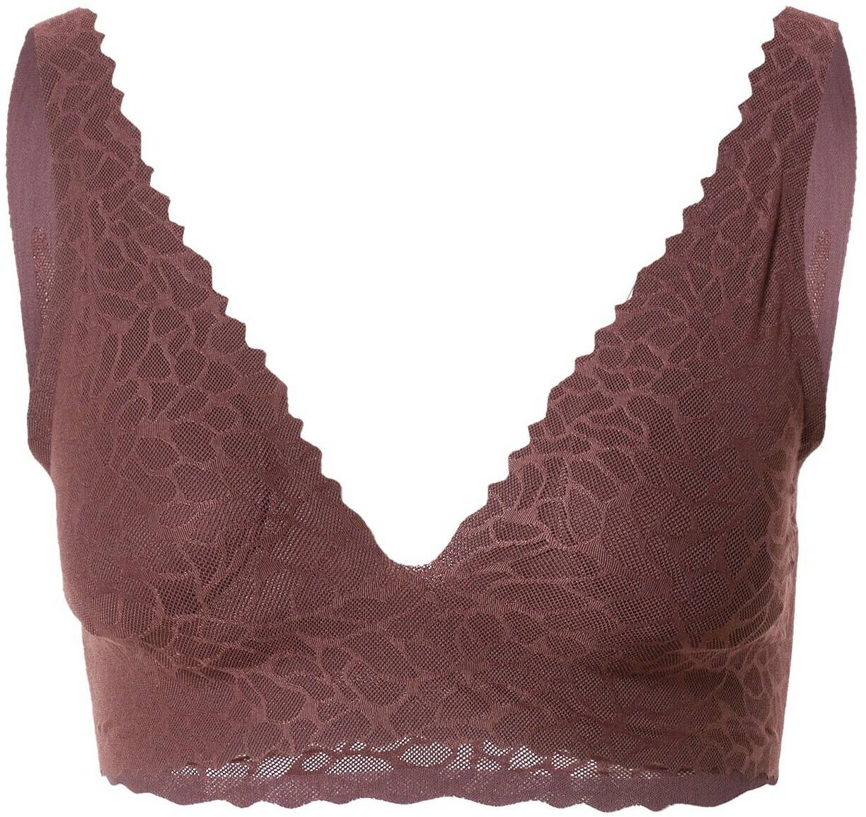 Sloggi Women's Zero Feel Lace 2.0 Top (10211257)ebony brown Damen-Unterwäsche