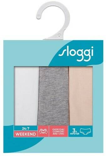 Sloggi 24/7 Weekend Hipster C3p (10198269)weiss Damen-Unterwäsche
