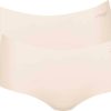 Sloggi 2-Pack Zero Microfibre Shorty (10214631)angora Damen-Unterwäsche