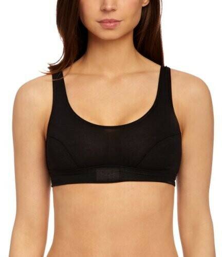 Sloggi Double Comfort Crop Top (10022574)black (10022574-0004) Damen-Unterwäsche
