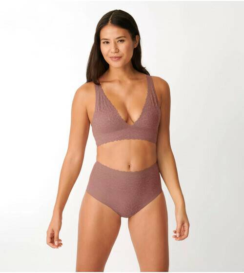 Damen-Unterwäsche Sloggi Women's Zero Feel Lace 2.0 High Waist (10211284)cacao